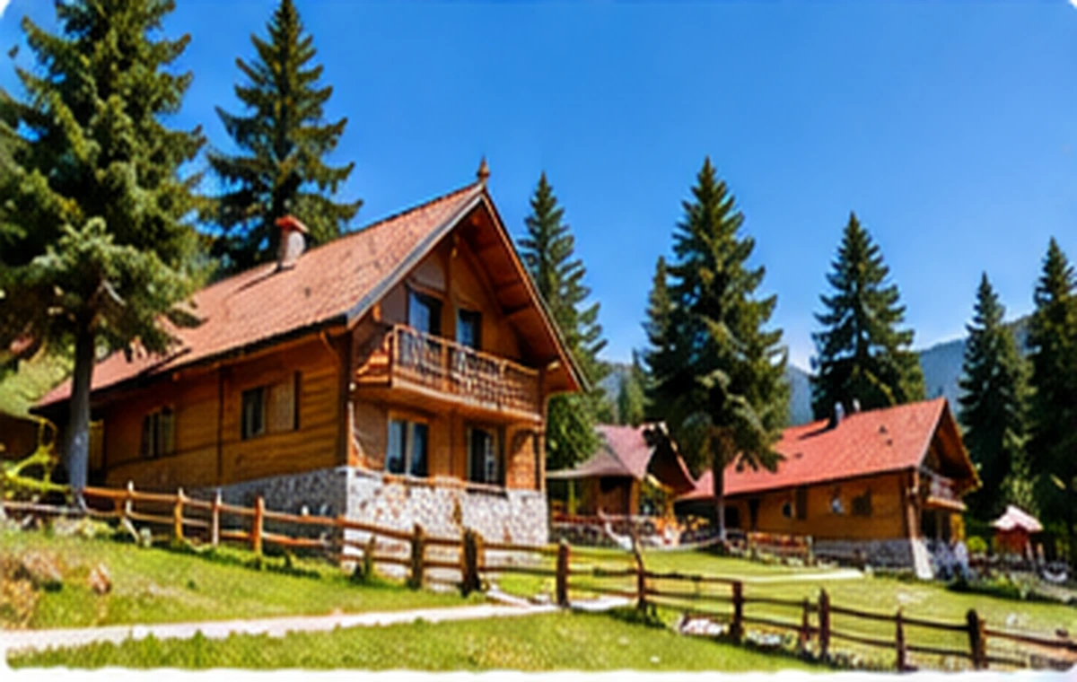 Boğazova yayla evleri ve doğa manzarası